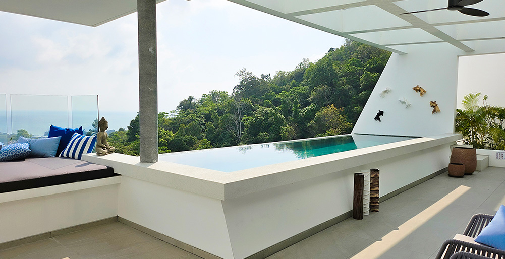 Golden Lotus - The Tranquil Villa - Cool terrace and pool area